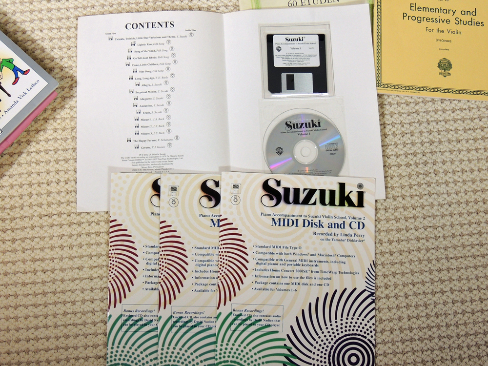 Piano and Violin Sheet Music, Lessons, Crochet Craft Books