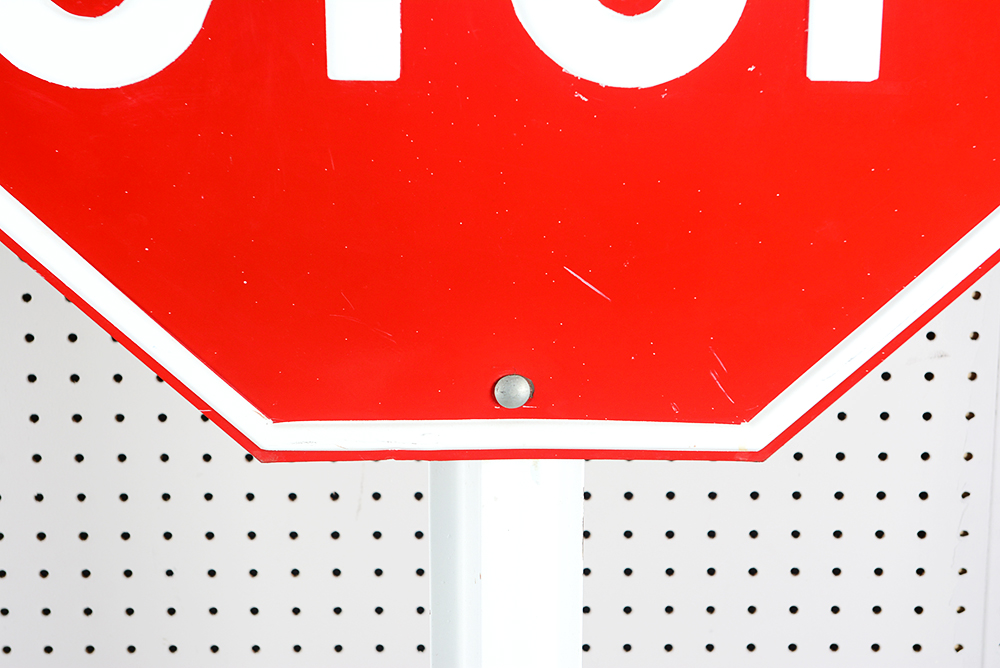 Freestanding Stop Sign