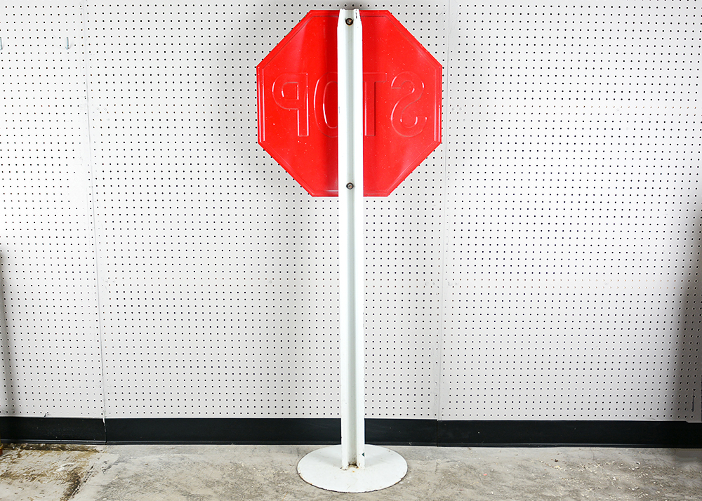 Freestanding Stop Sign