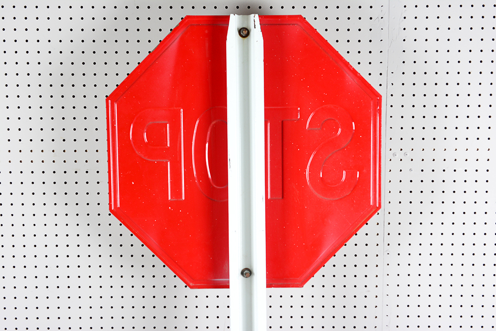 Freestanding Stop Sign