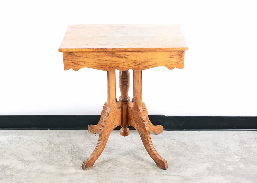 Oak Eastlake End Table