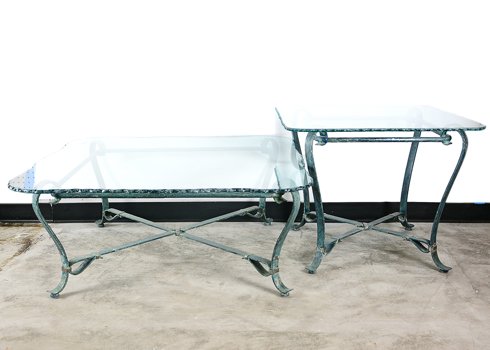 Square Glass Coffee and End Tables