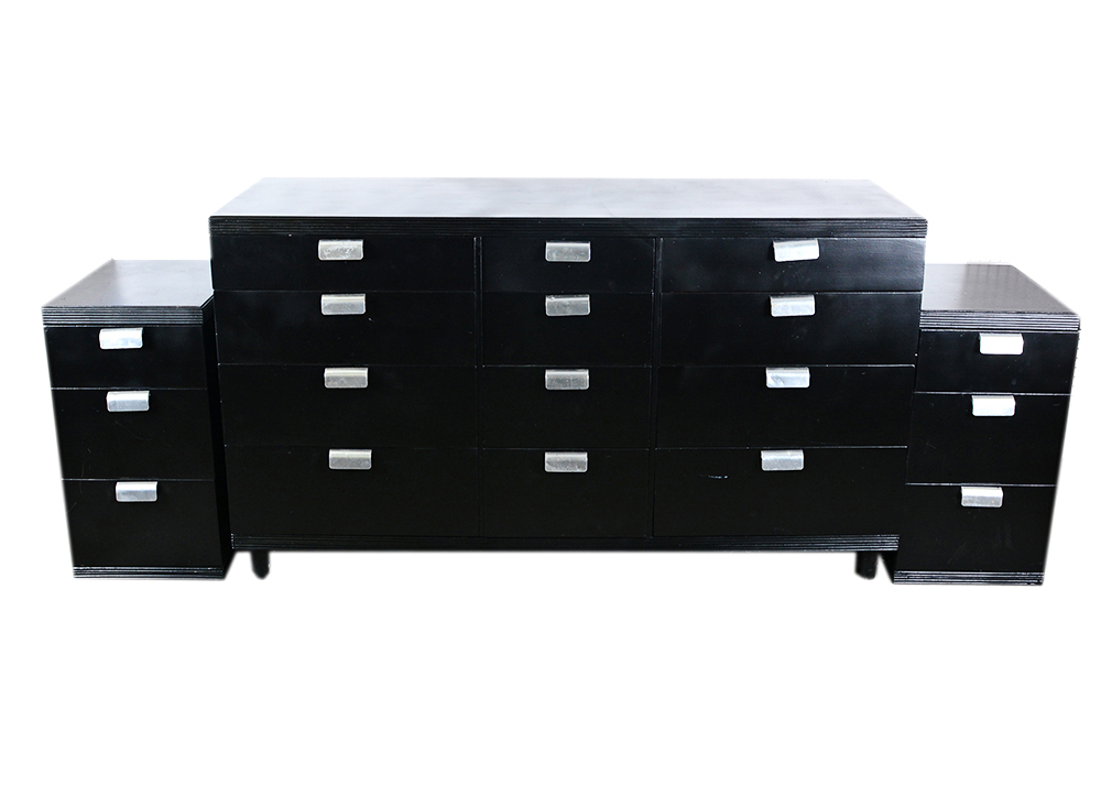 Black Dresser With Matching Nightstands