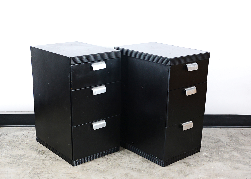 Black Dresser With Matching Nightstands