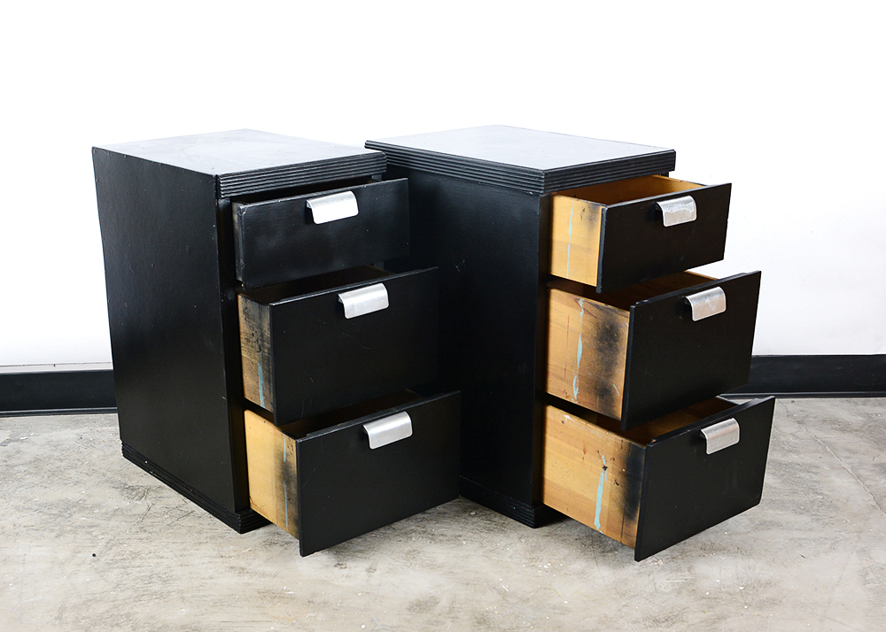 Black Dresser With Matching Nightstands