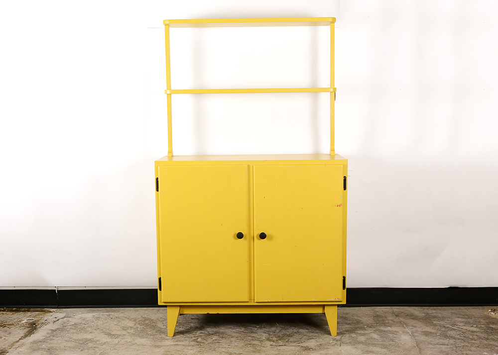 Yellow Mid Century Modern Credenza
