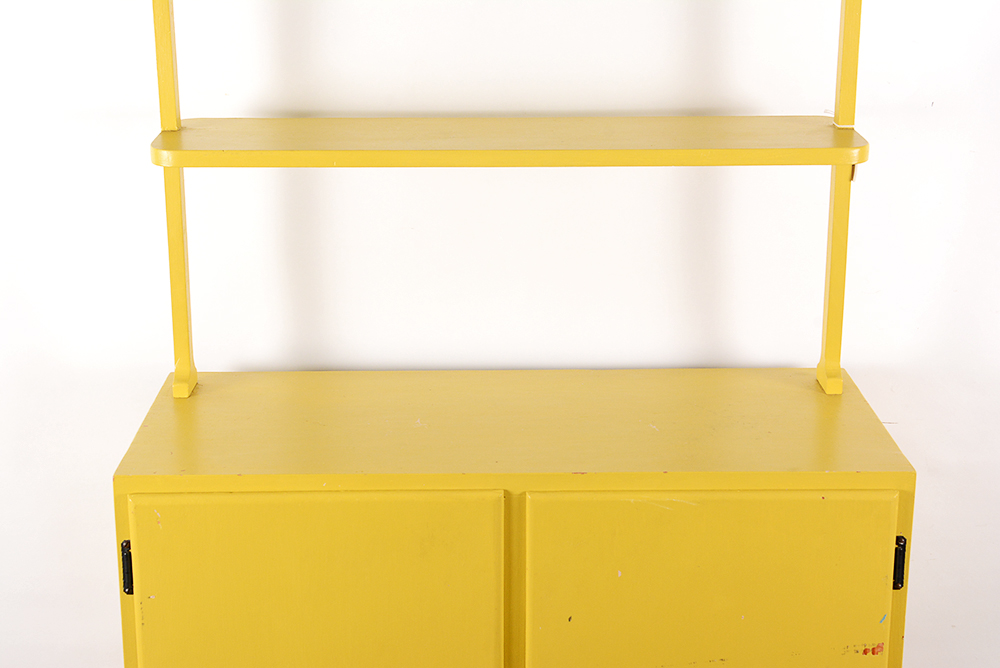 Yellow Mid Century Modern Credenza