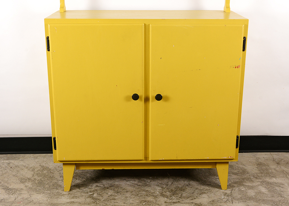 Yellow Mid Century Modern Credenza