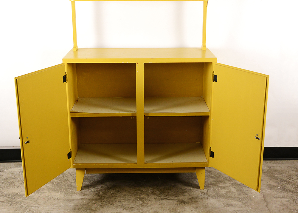 Yellow Mid Century Modern Credenza