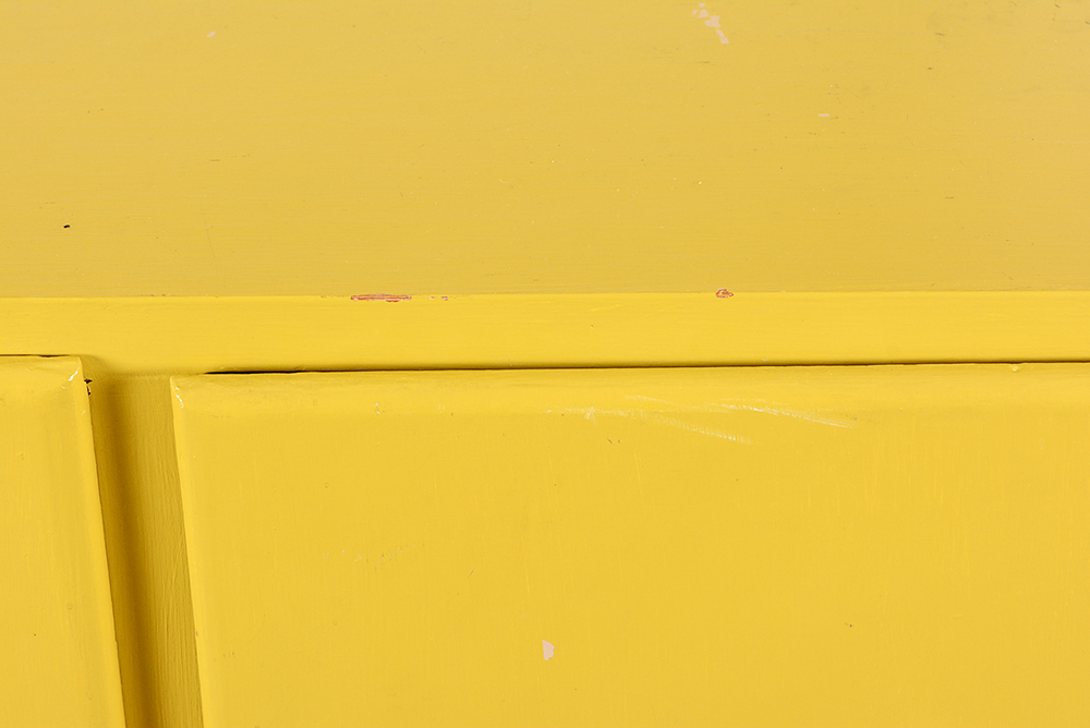 Yellow Mid Century Modern Credenza