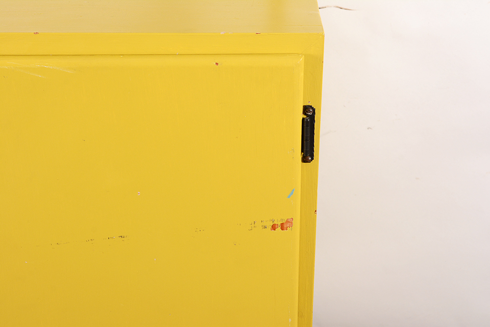 Yellow Mid Century Modern Credenza