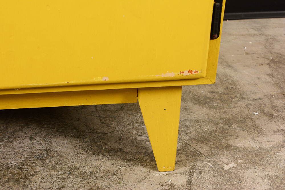 Yellow Mid Century Modern Credenza