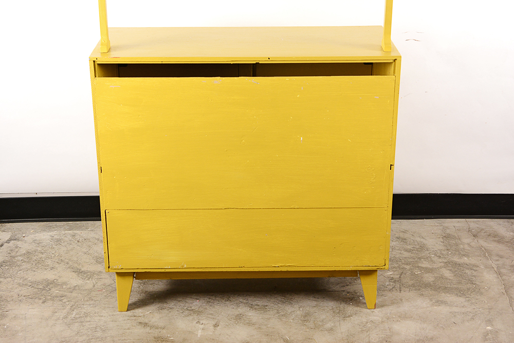 Yellow Mid Century Modern Credenza