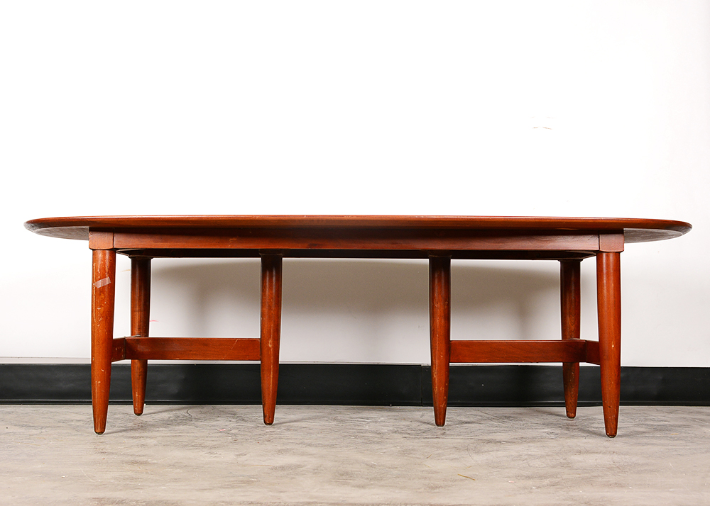 Mid Century Modern Surfboard Style Coffee Table