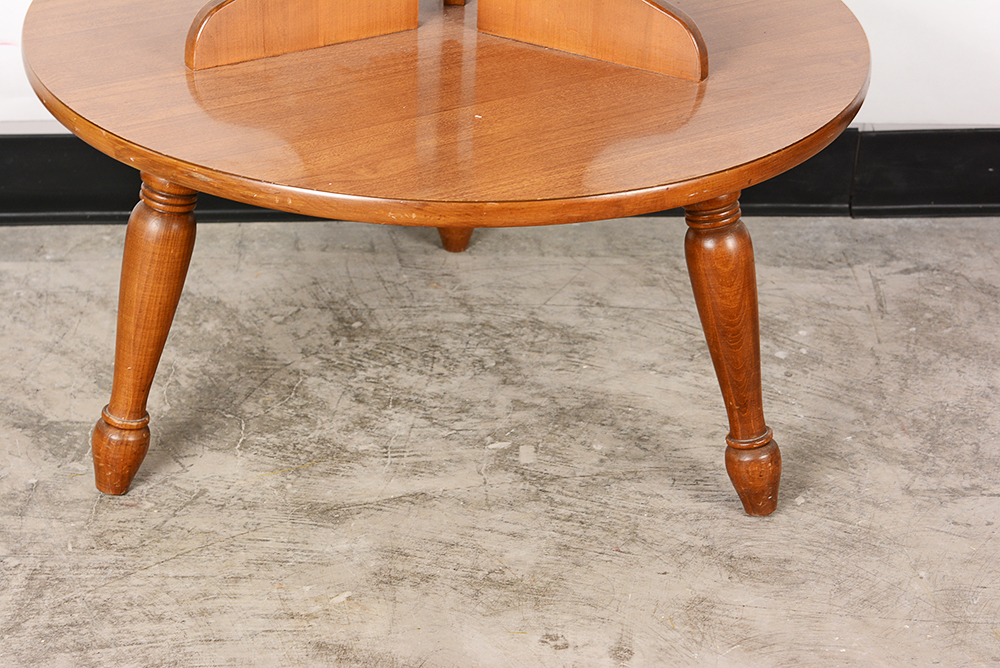 Two Tier Maple Laminate End Table
