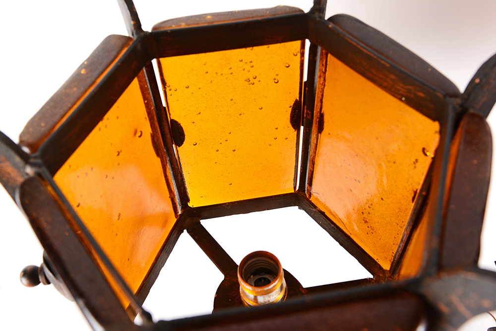 Contemporary Gothic Revival Style Lamp Pair