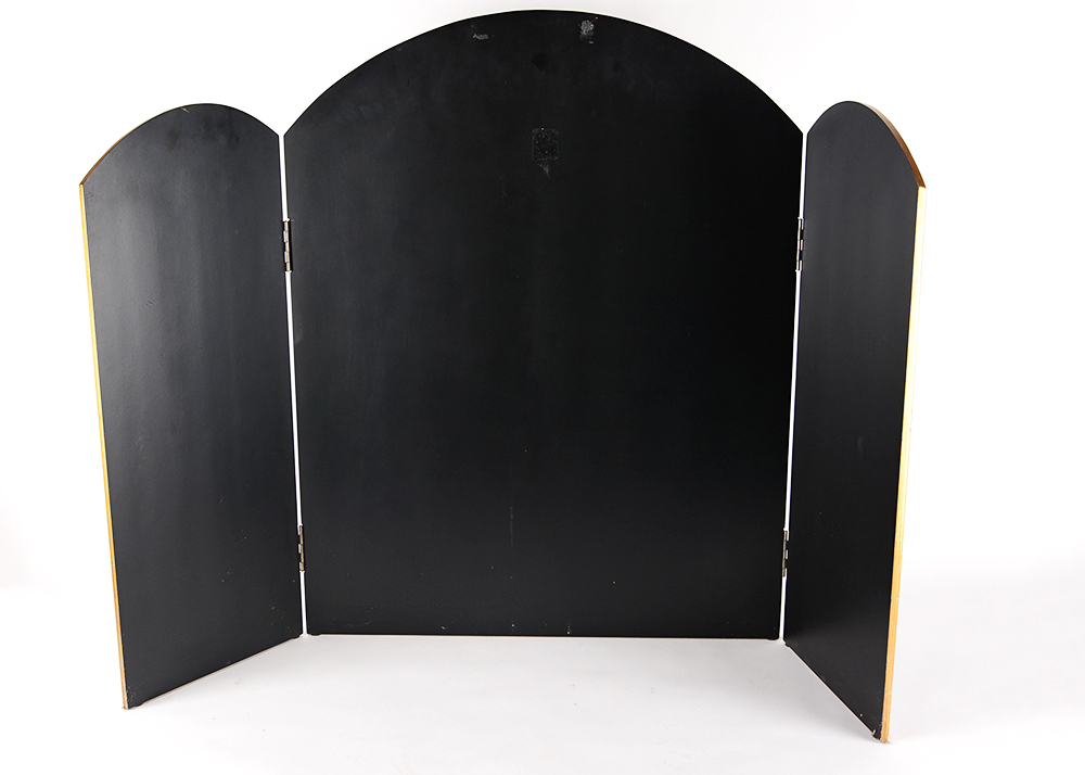 Painted Wooden Fire Screen