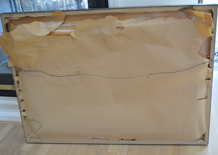 Robert Fabe Original Oil Painting Of Children Playing In the Snow