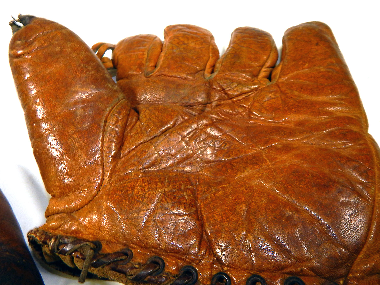 Pair of Vintage Youth's Split Fingered Right-Hand Baseball Mitts