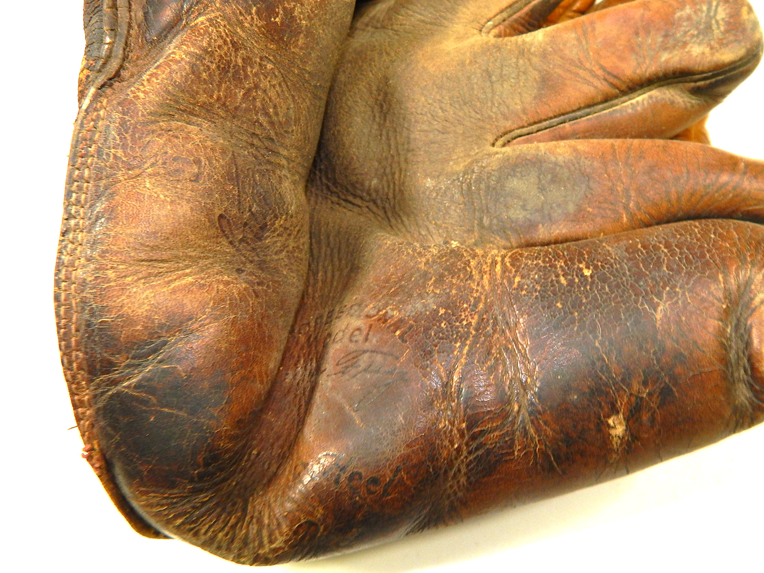 Pair of Vintage Youth's Split Fingered Right-Hand Baseball Mitts
