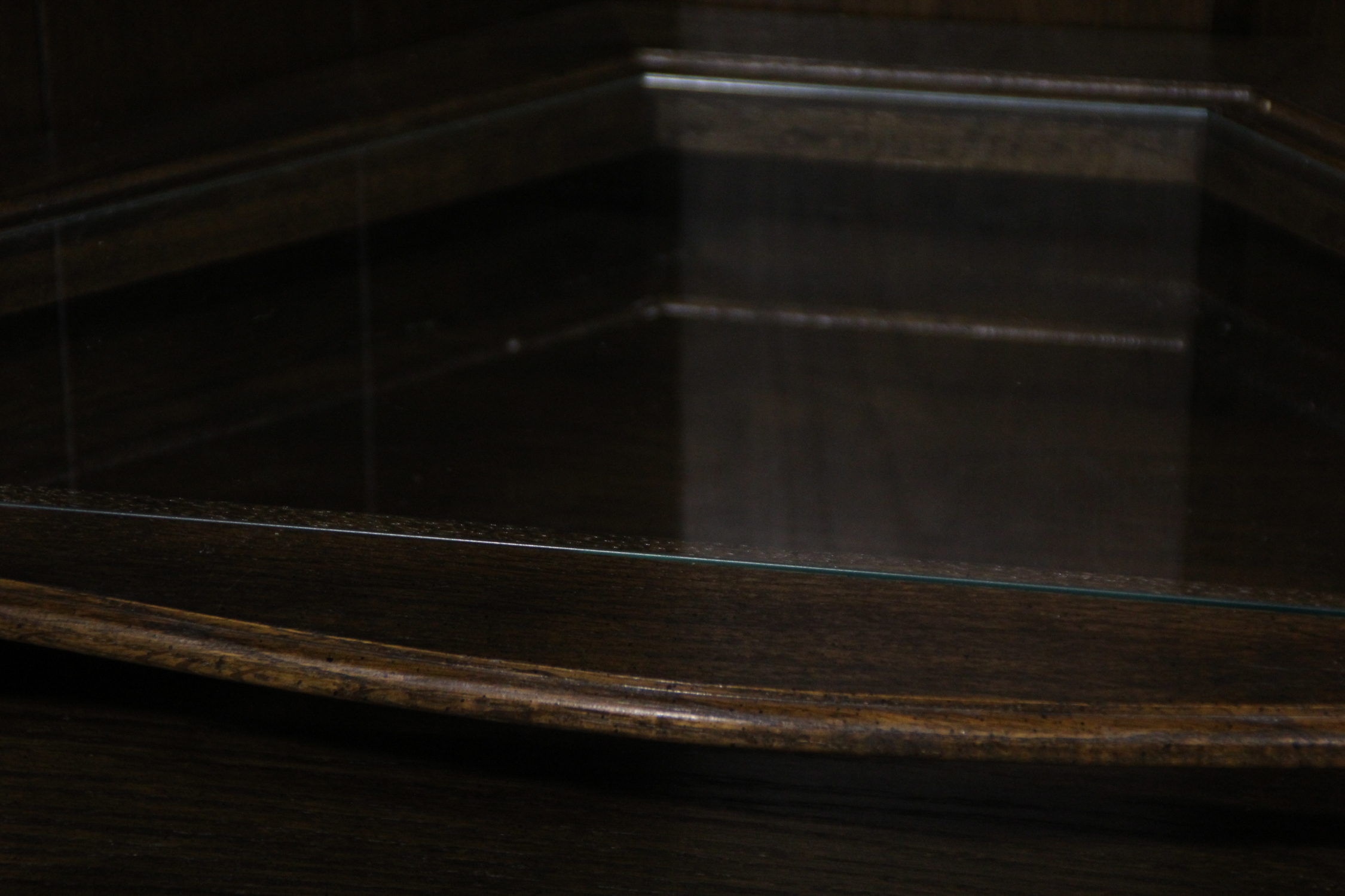 Traditional Tiger Maple Corner Cabinet