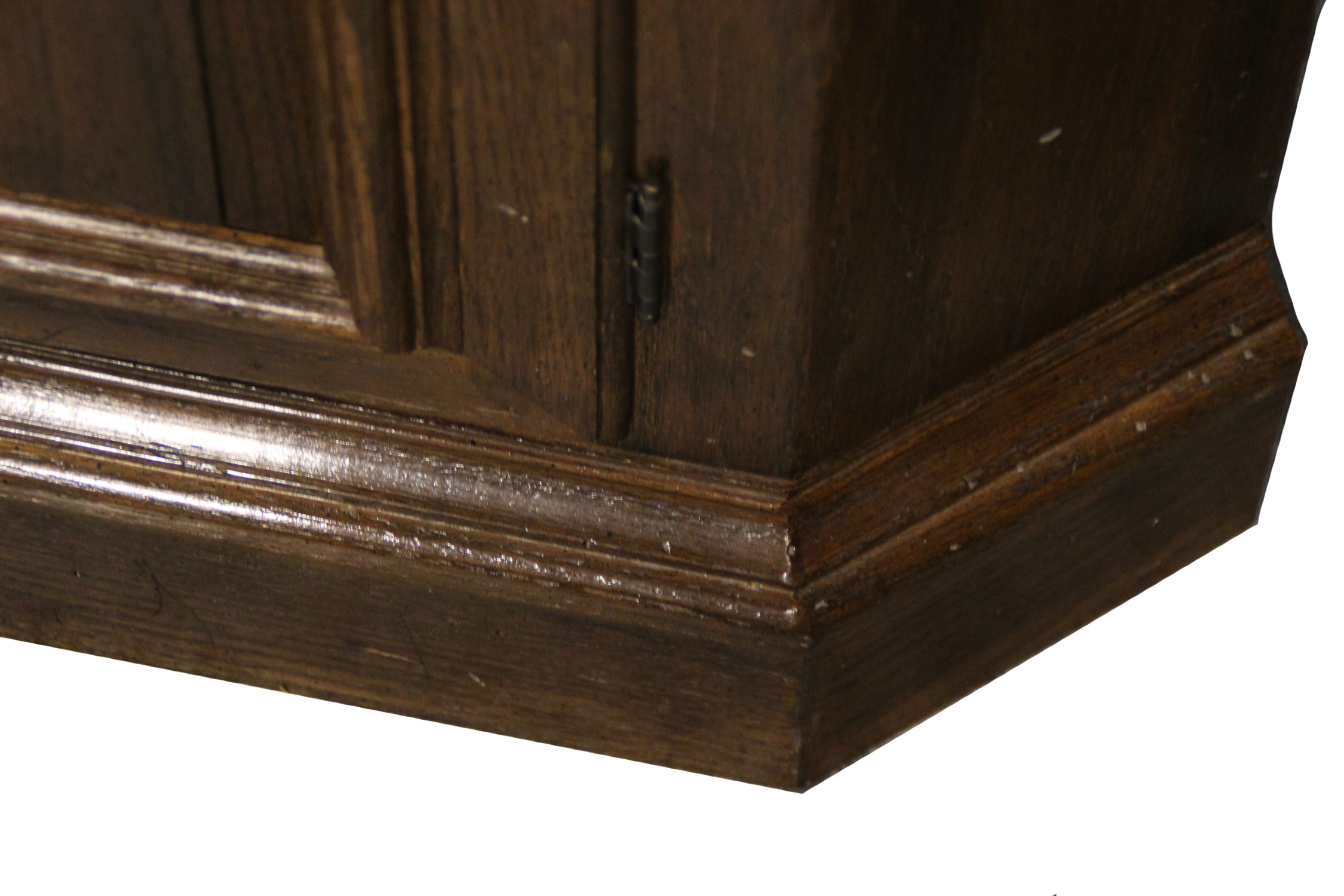 Traditional Tiger Maple Corner Cabinet