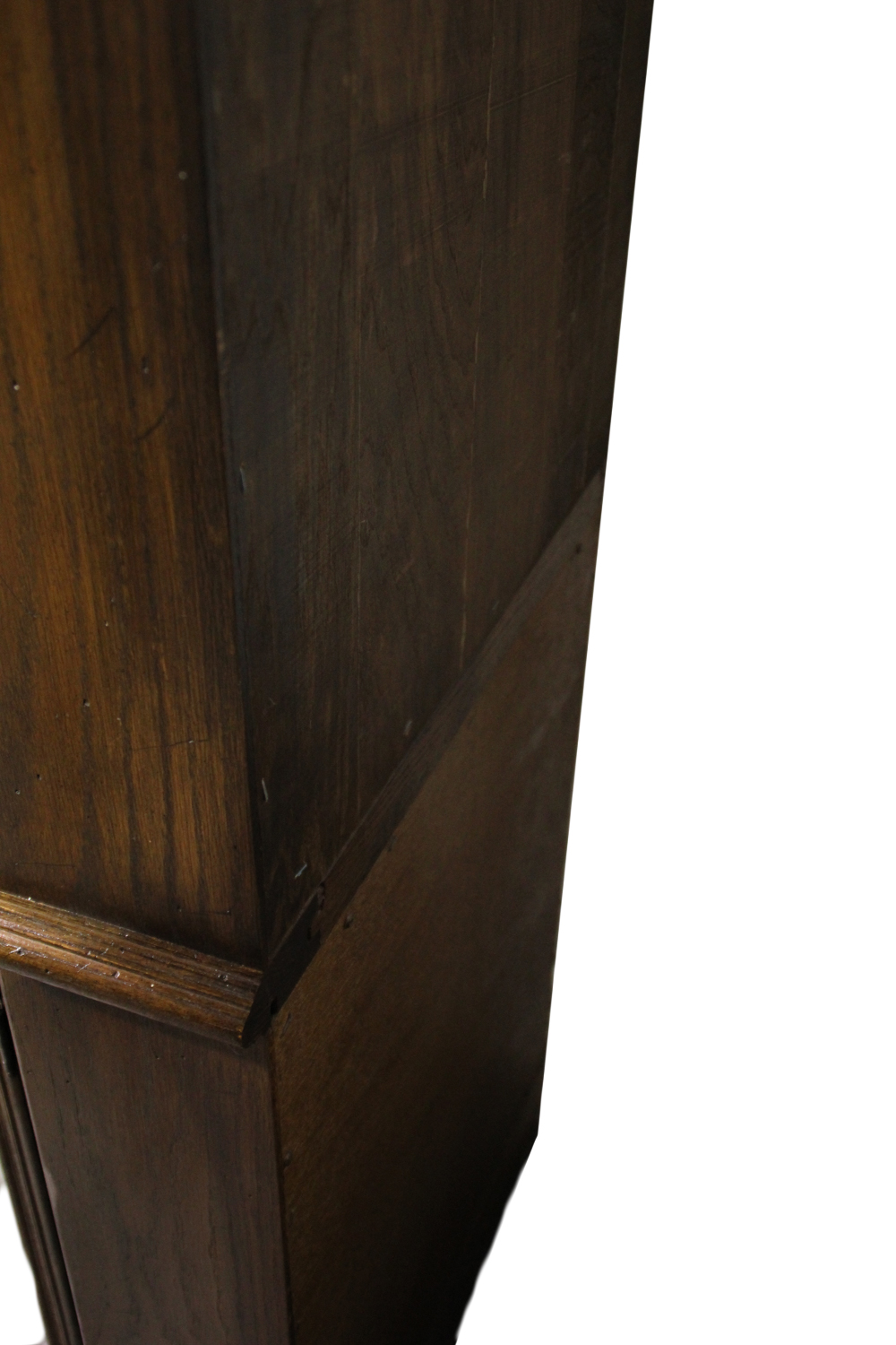Traditional Tiger Maple Corner Cabinet
