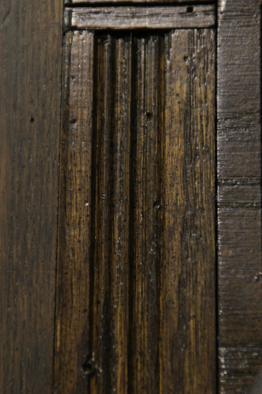 Traditional Tiger Maple Corner Cabinet