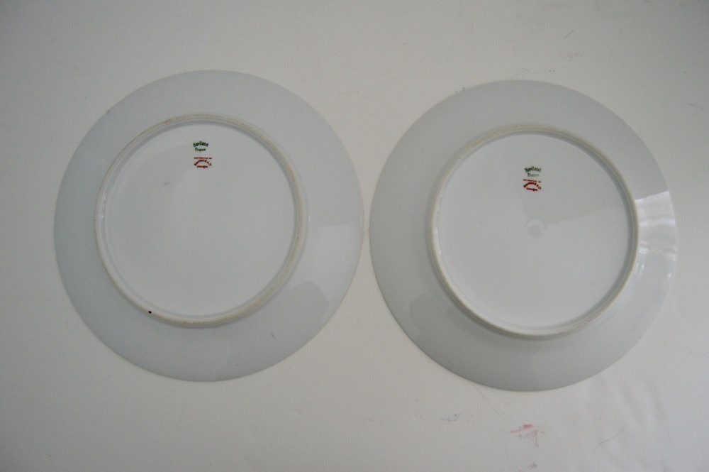 Two Haviland France Limoges Plates