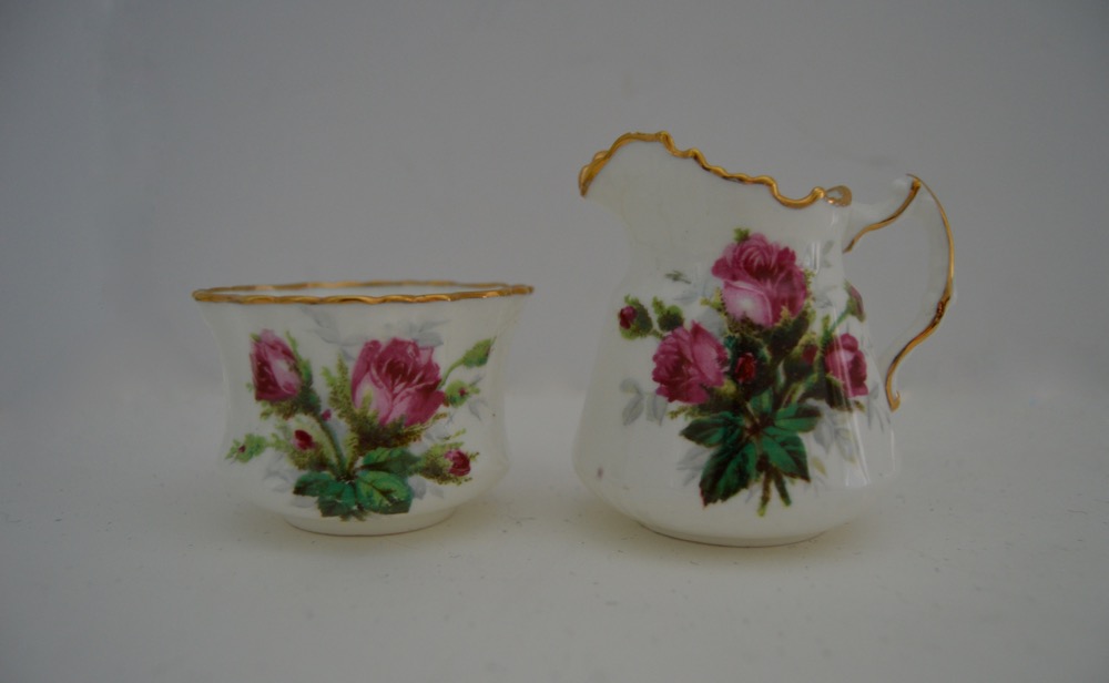 Hammersley Bone China Cream and Sugar Set