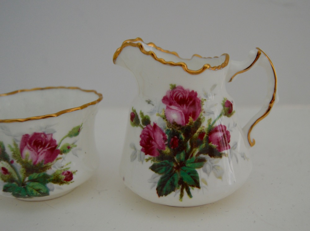Hammersley Bone China Cream and Sugar Set