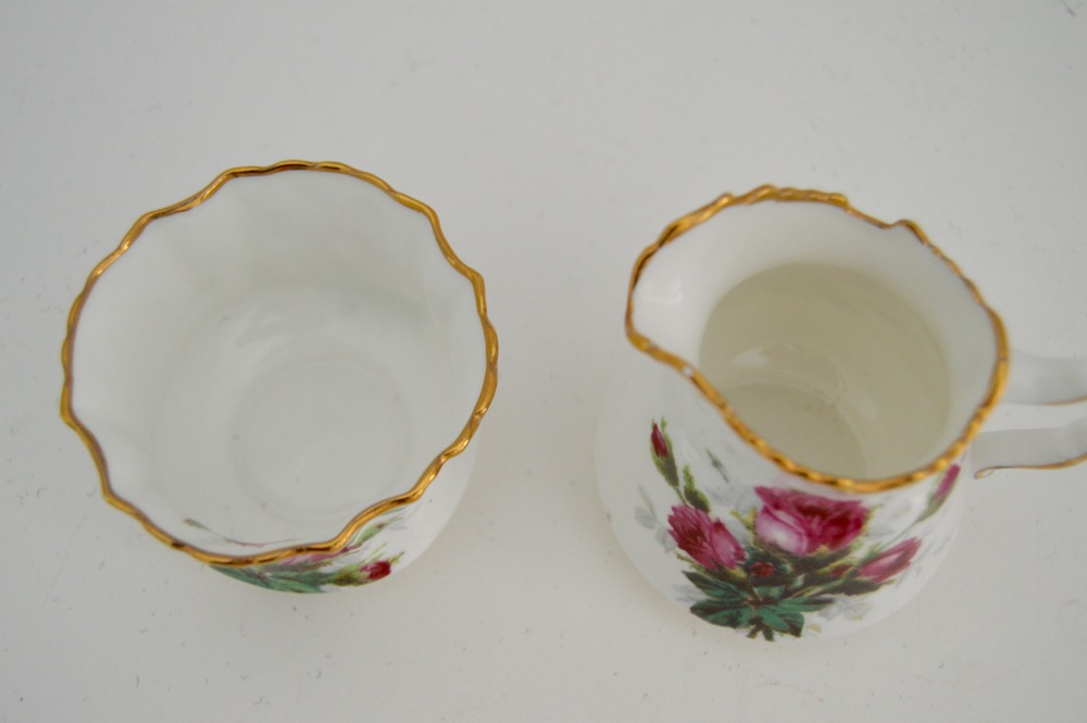 Hammersley Bone China Cream and Sugar Set