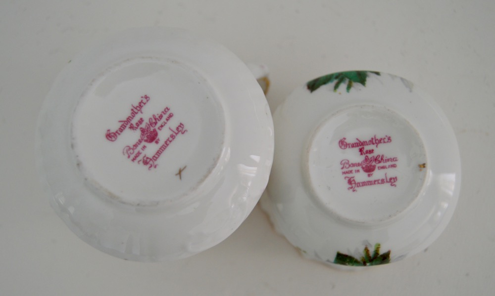 Hammersley Bone China Cream and Sugar Set