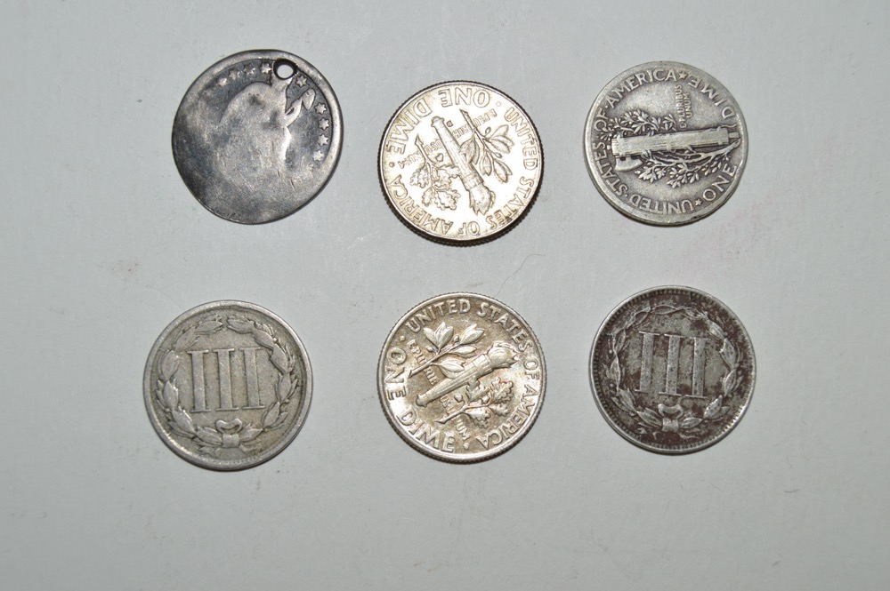 Dime and Three-Cent Collection