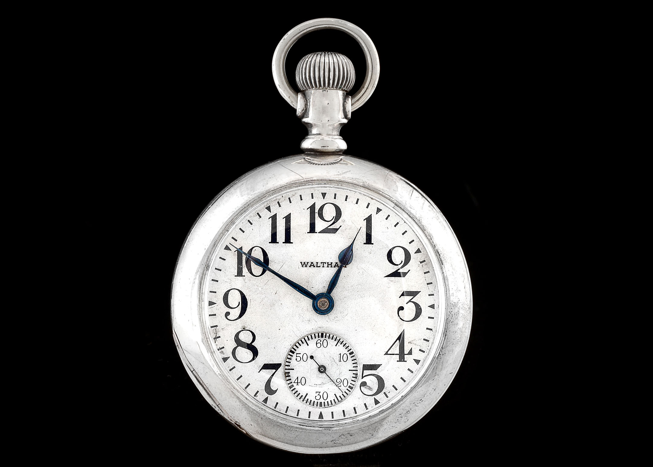 1898 Waltham Sterling Railroad Pocket Watch