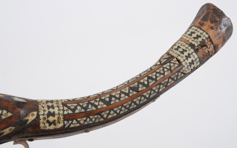 Antique Middle Eastern Bone Inlaid Musket