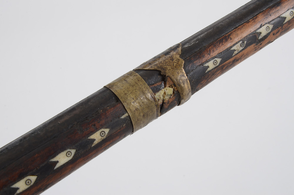 Antique Middle Eastern Bone Inlaid Musket