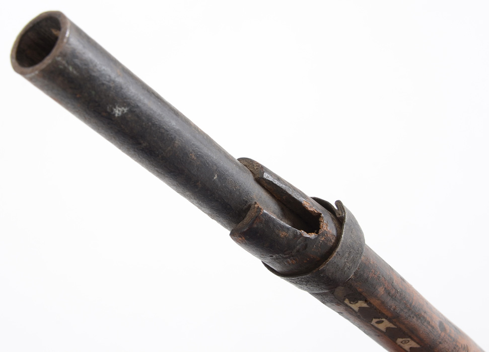 Antique Middle Eastern Bone Inlaid Musket