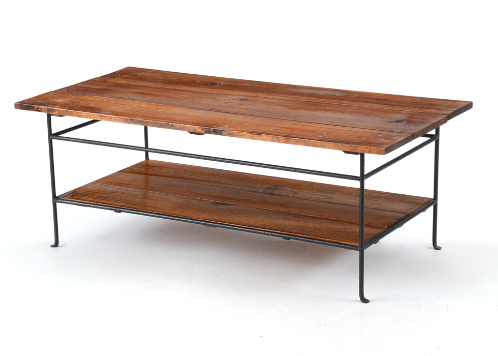 Arhaus Antiqued Pine Coffee Table