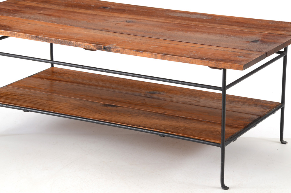 Arhaus Antiqued Pine Coffee Table