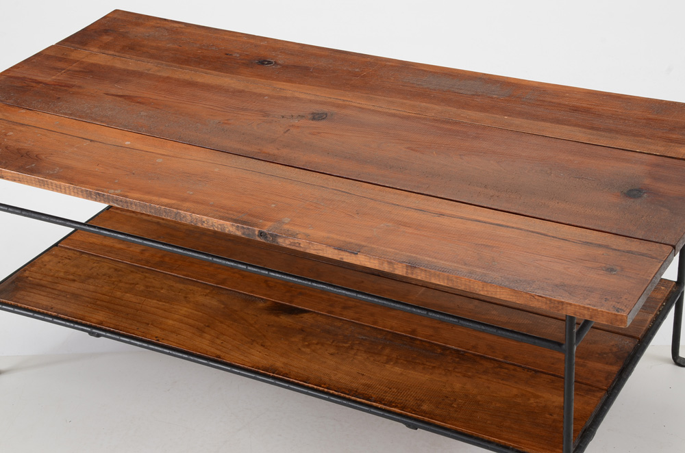 Arhaus Antiqued Pine Coffee Table