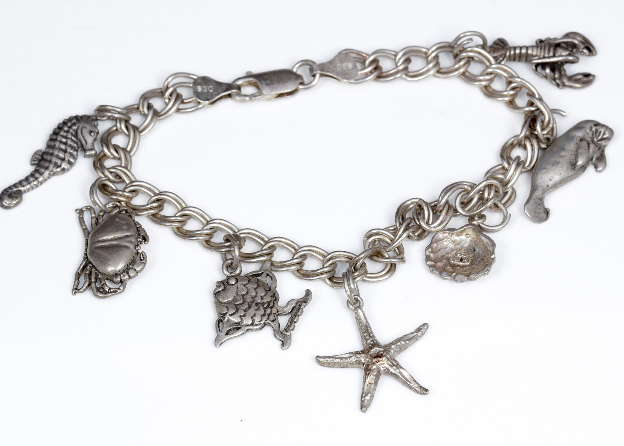Sterling Silver Charm Bracelet