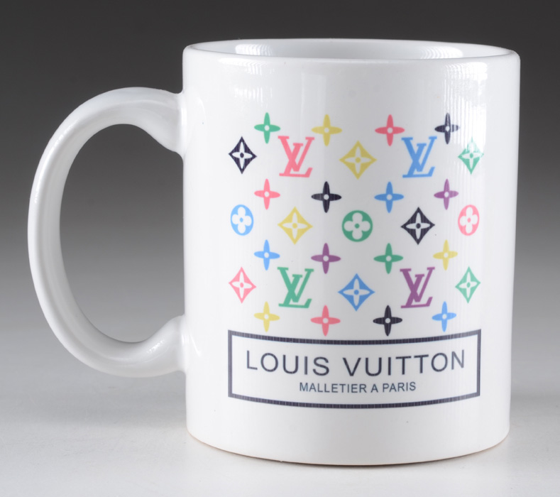 Pair of Louis Vuitton "Rainbow" Mugs