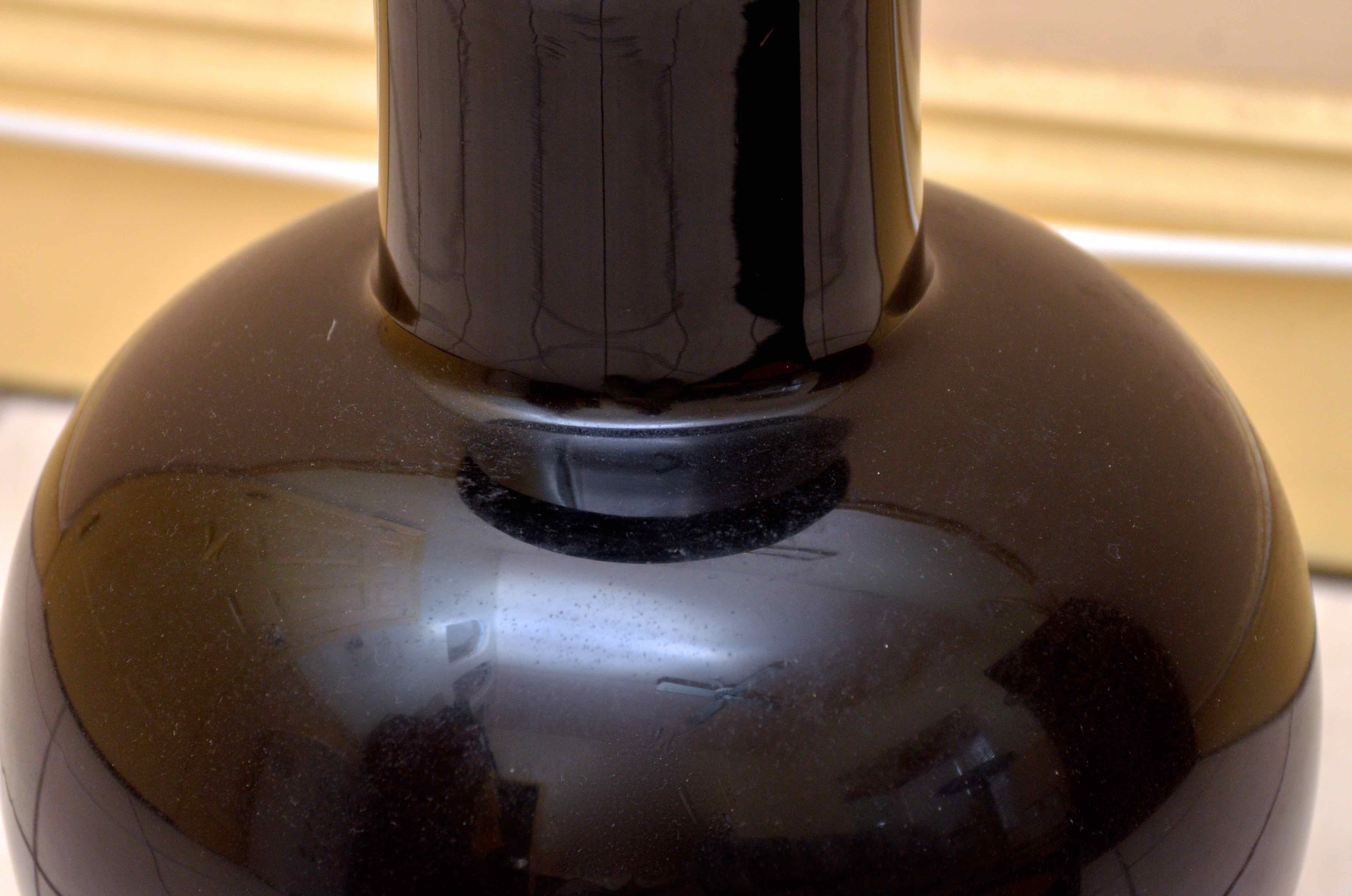 Elegant Black Urn Vase