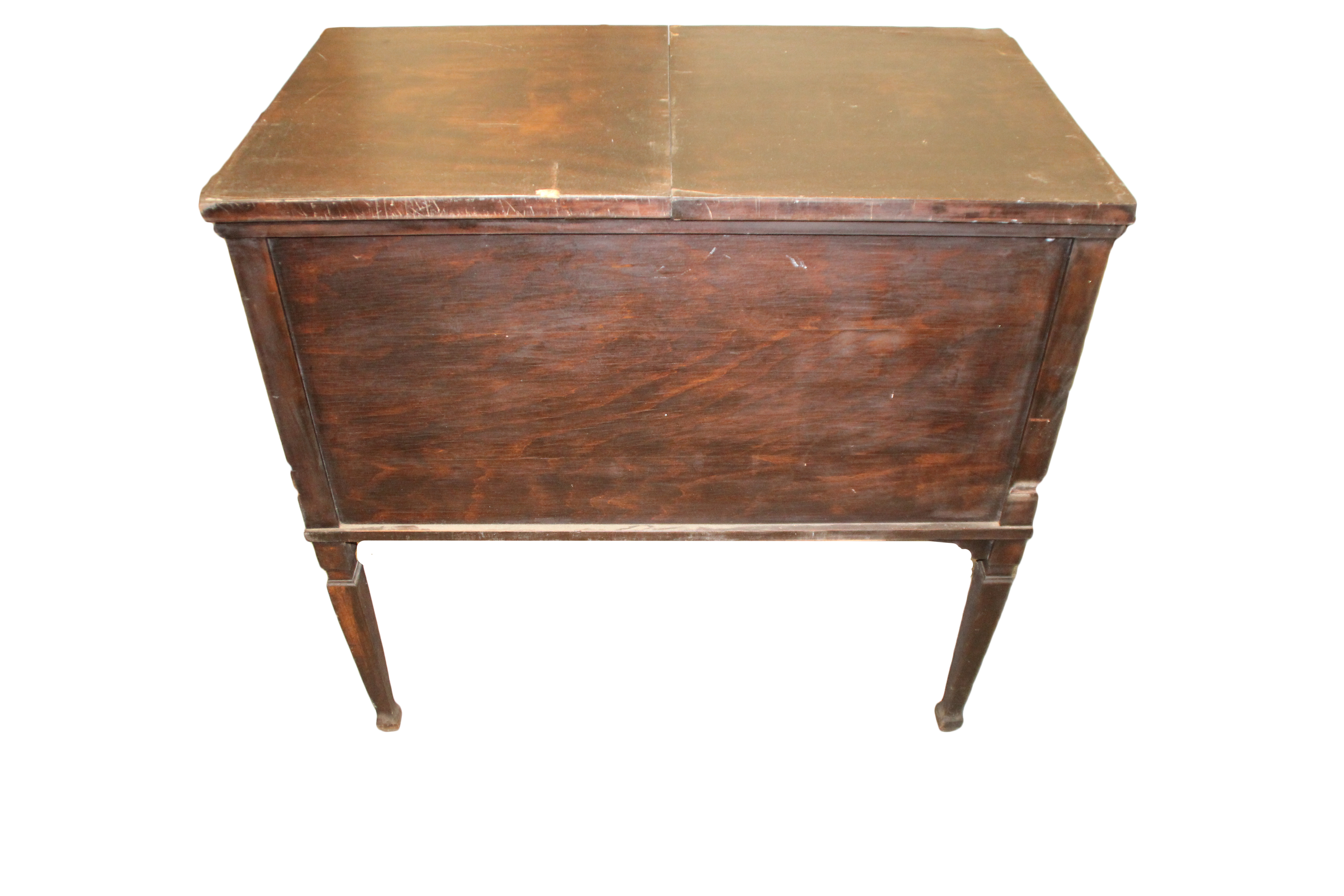 Vintage Columbia Grafonola Hand Crank Phonograph Cabinet