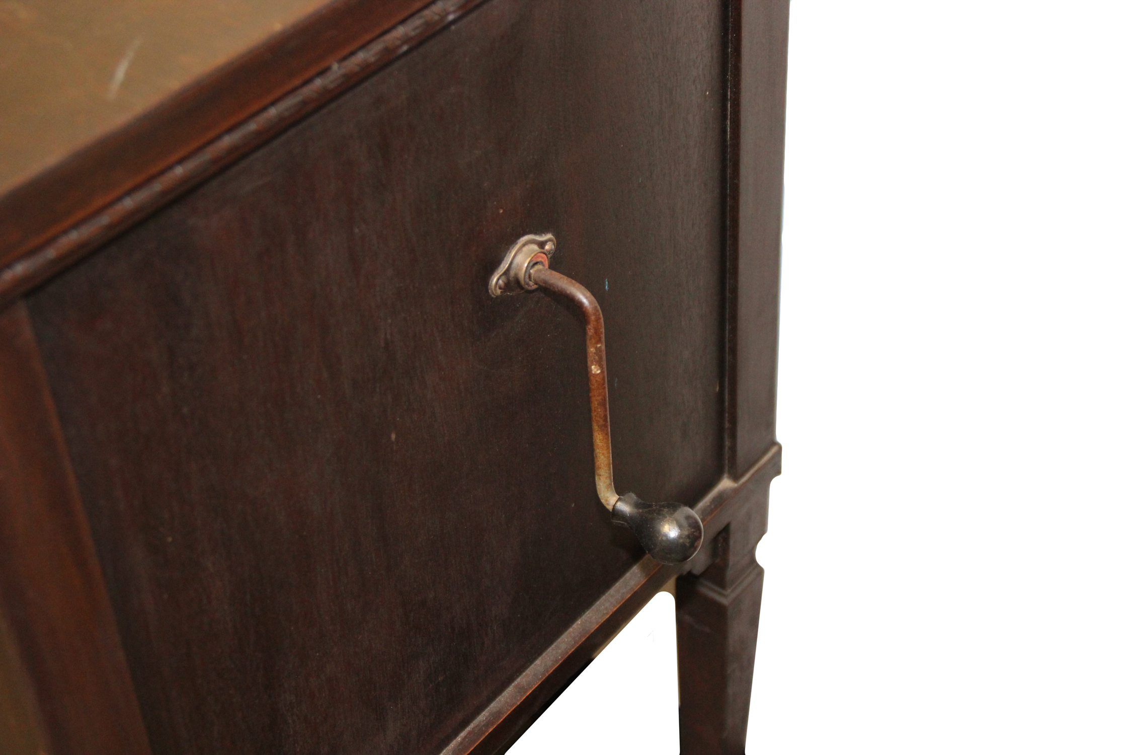 Vintage Columbia Grafonola Hand Crank Phonograph Cabinet