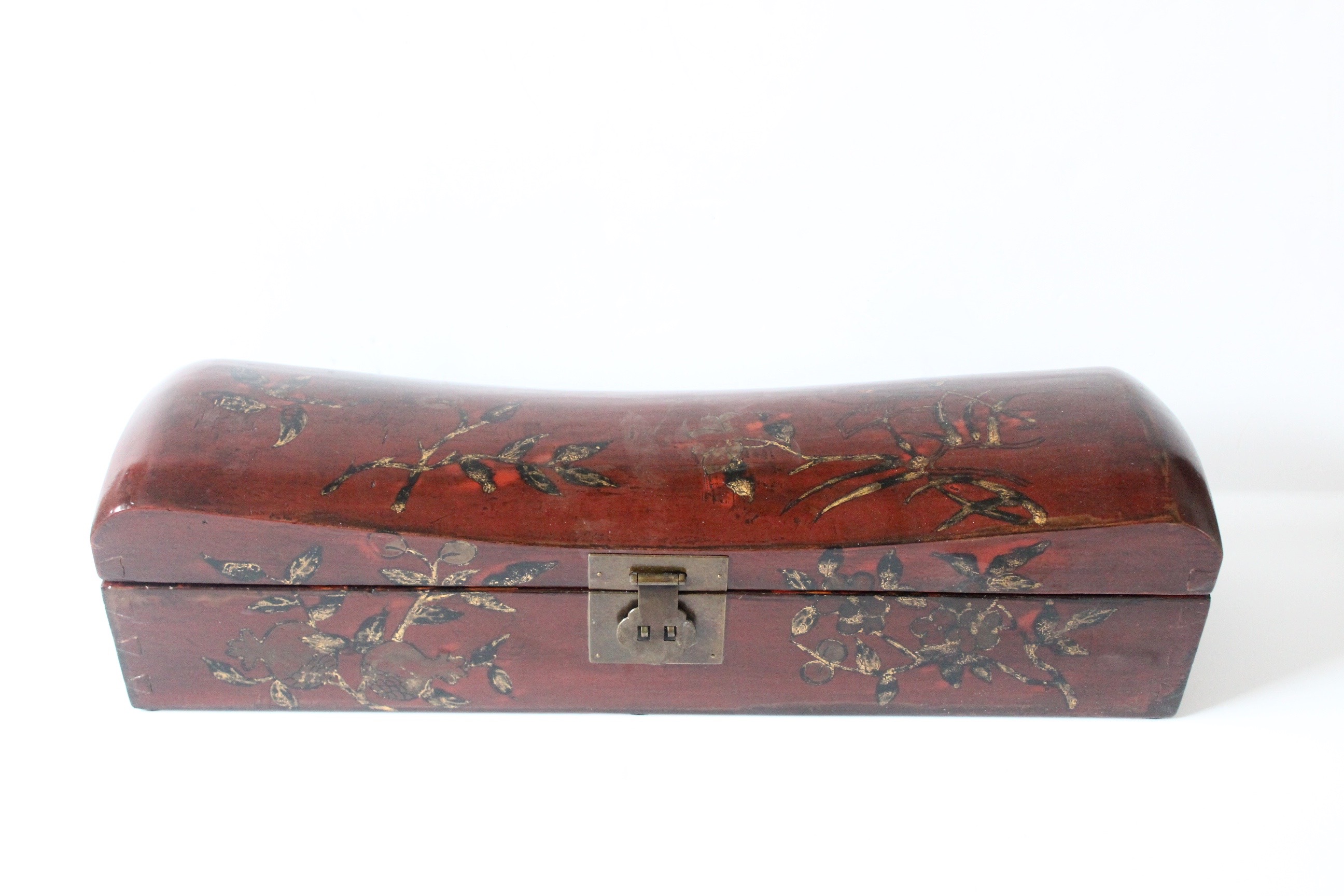 Antique Chinese Pillow Box