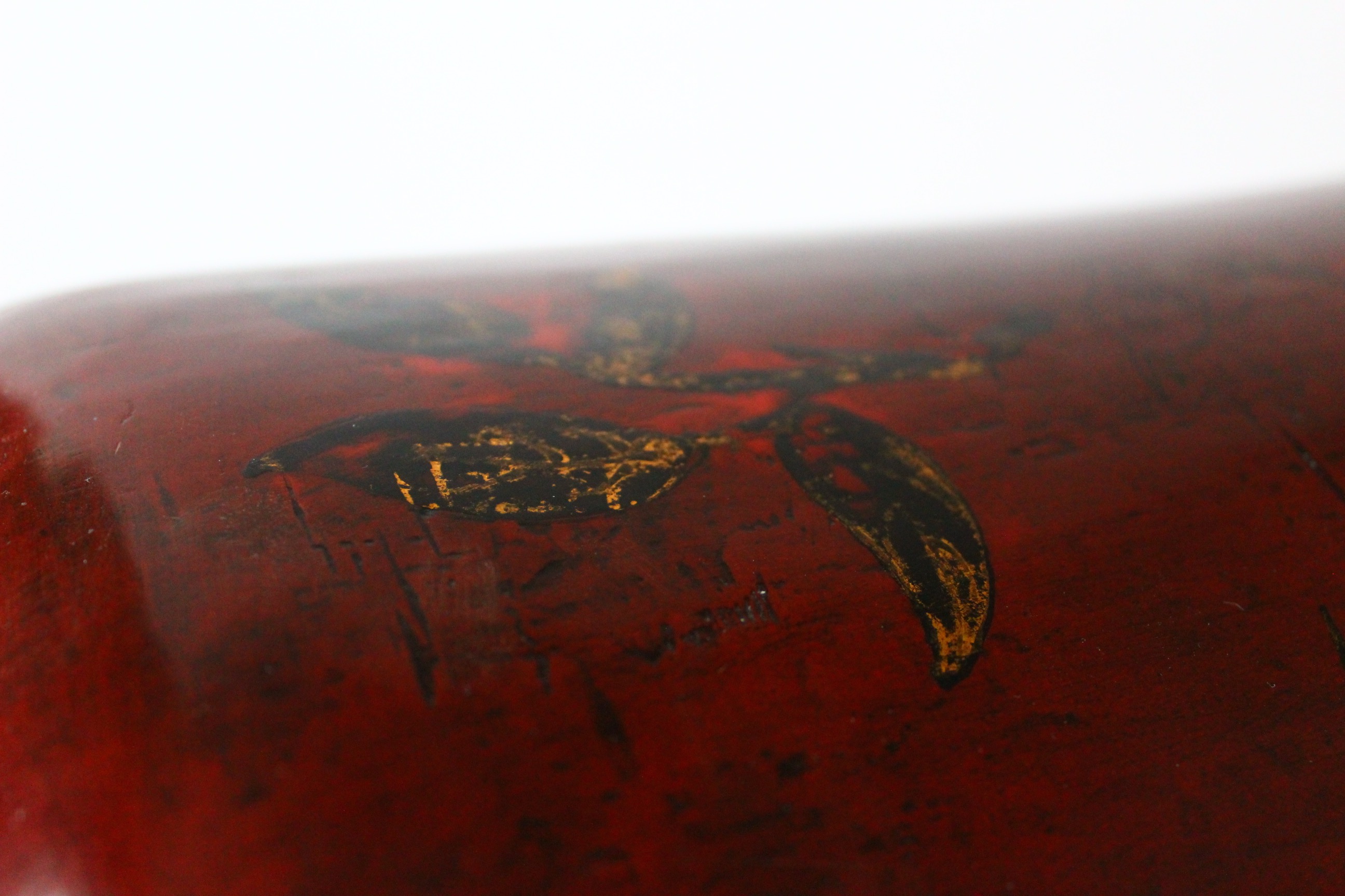 Antique Chinese Pillow Box