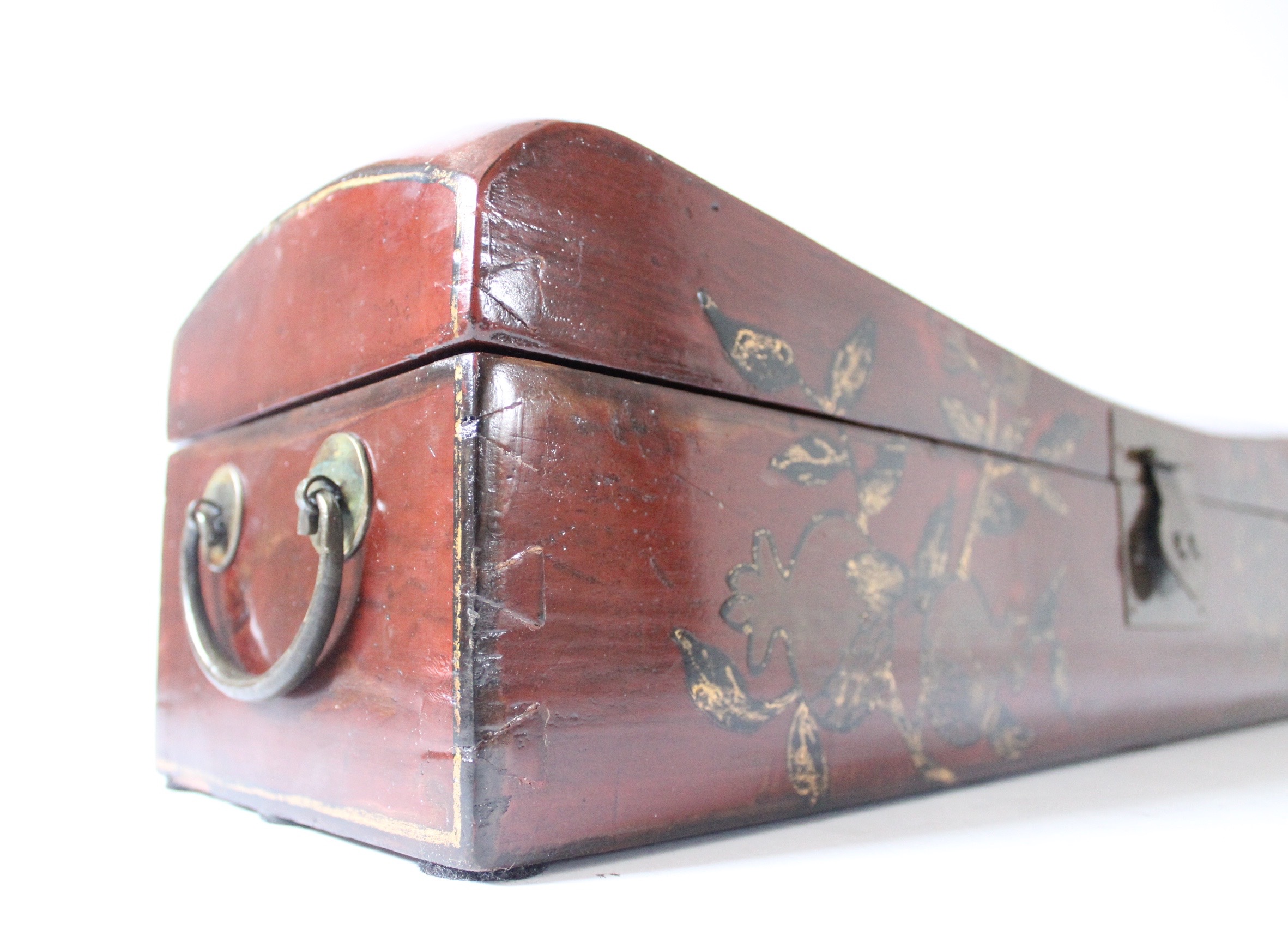 Antique Chinese Pillow Box