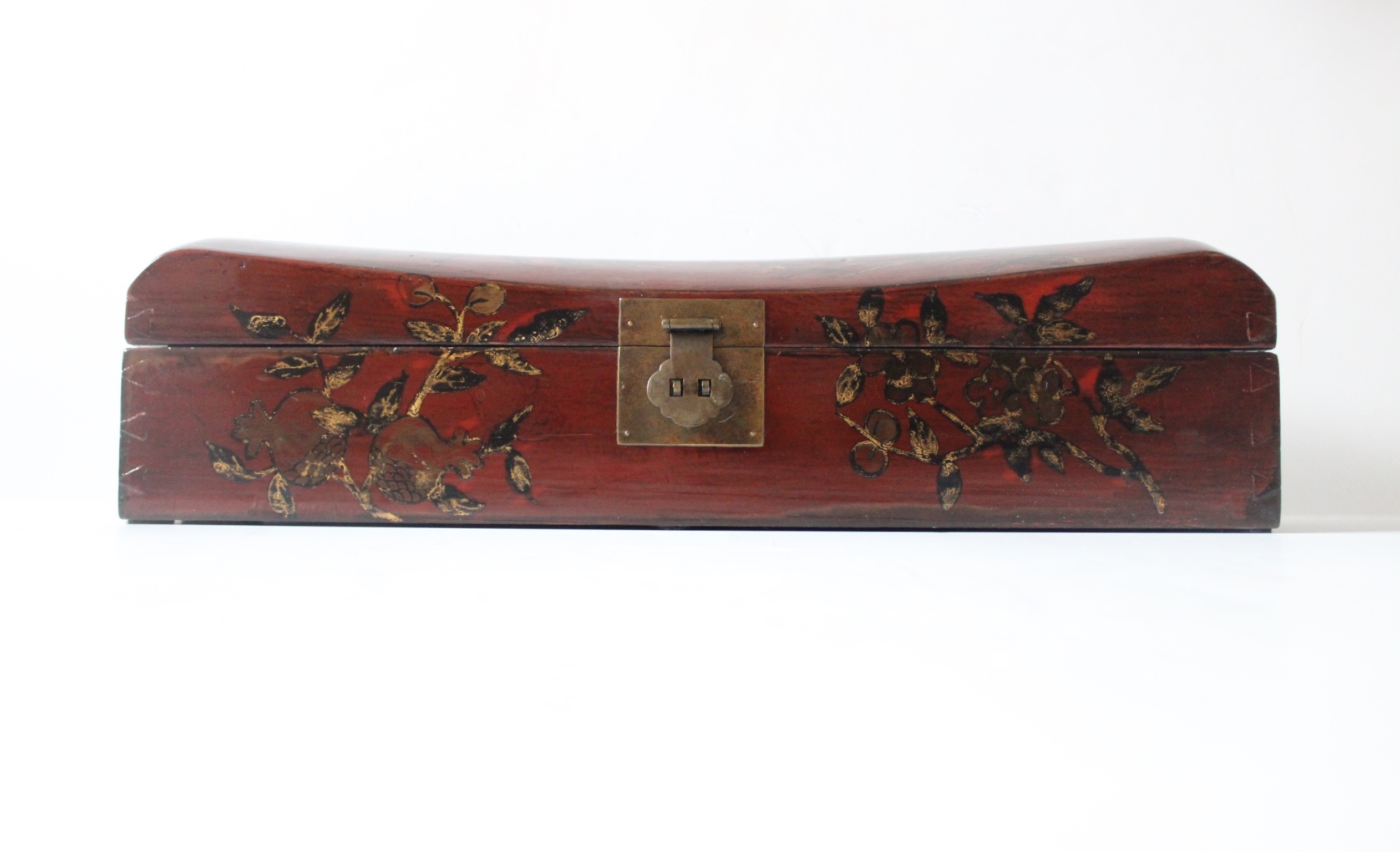 Antique Chinese Pillow Box